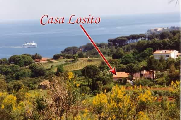 Studio-Appartment In Landhaus Mit Meerblick Porto Azzurro Exterior photo